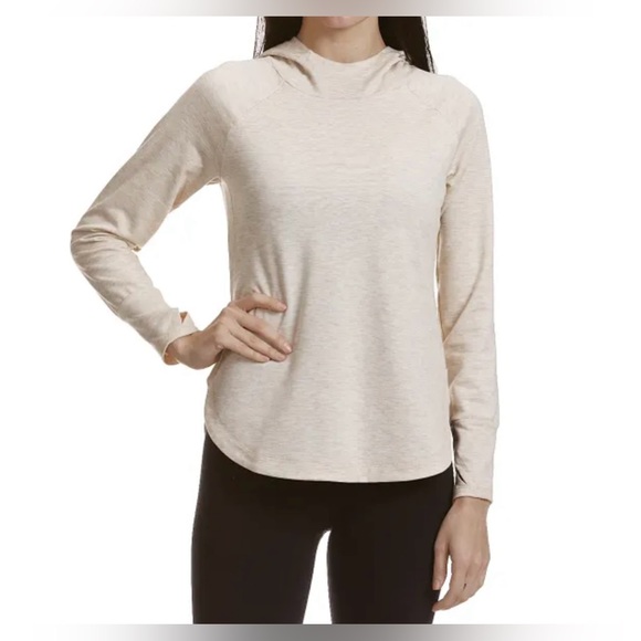 RBX Women's French Terry Pullover Hoodie Light Grey Size M - Picture 8 of 9